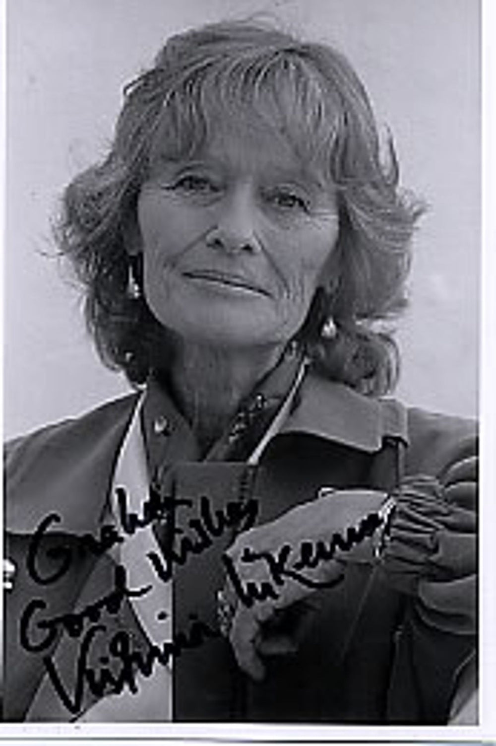 Virginia McKenna Autographed Portrait Photograph UK Promo photograph SIGNED PHOTO