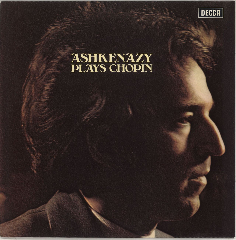 Vladimir Ashkenazy Ashkenazy Plays Chopin UK vinyl LP album (LP record) SXL6693