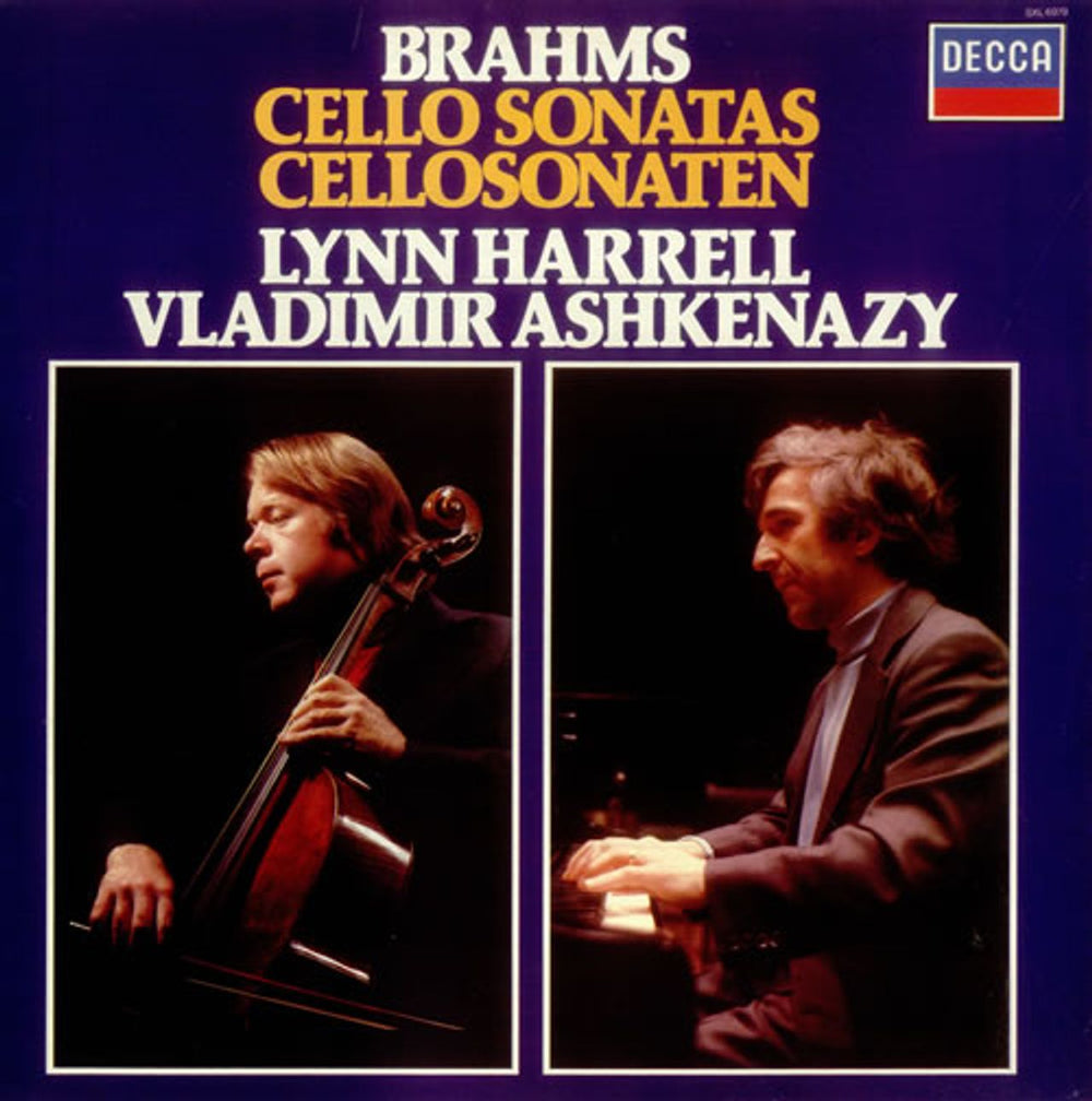 Vladimir Ashkenazy Brahms: Cello Sonatas UK vinyl LP album (LP record) SXL6979