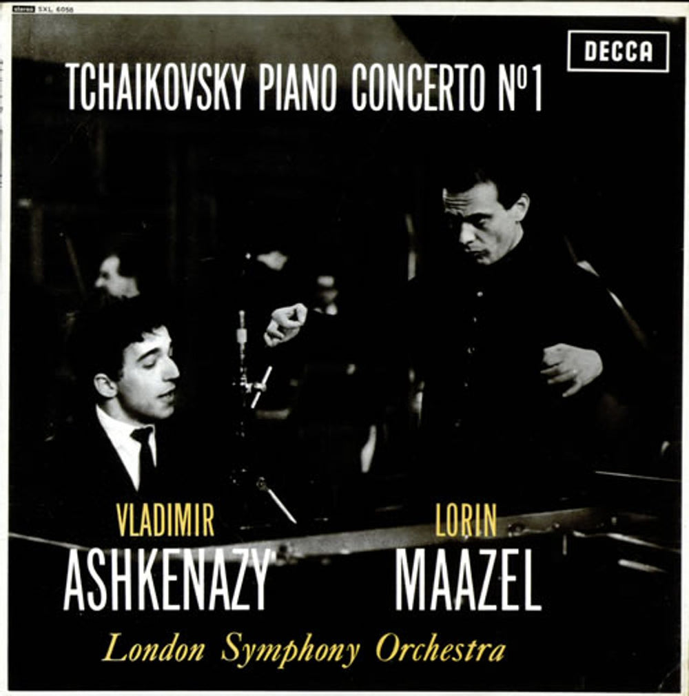 Vladimir Ashkenazy Tchaikovsky: Piano Concerto No. 1 - WBg UK vinyl LP album (LP record) SXL6058