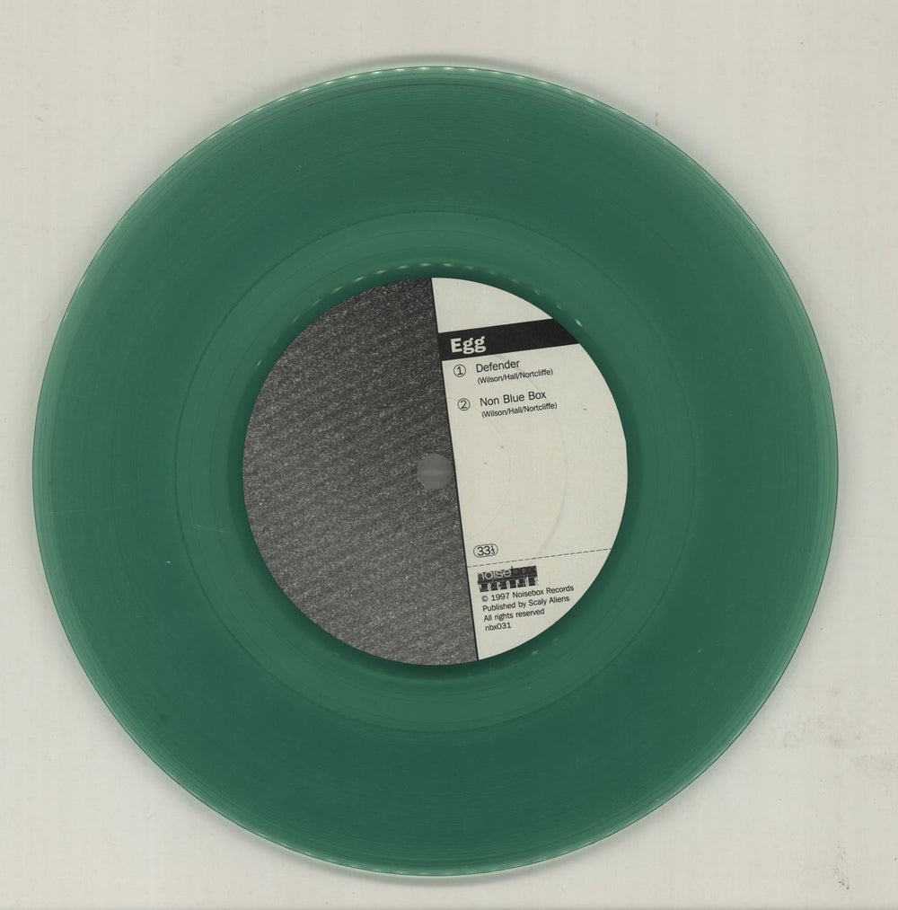 Waddle Stick / Rake - Green vinyl UK 7" vinyl single (7 inch record / 45) NBX031