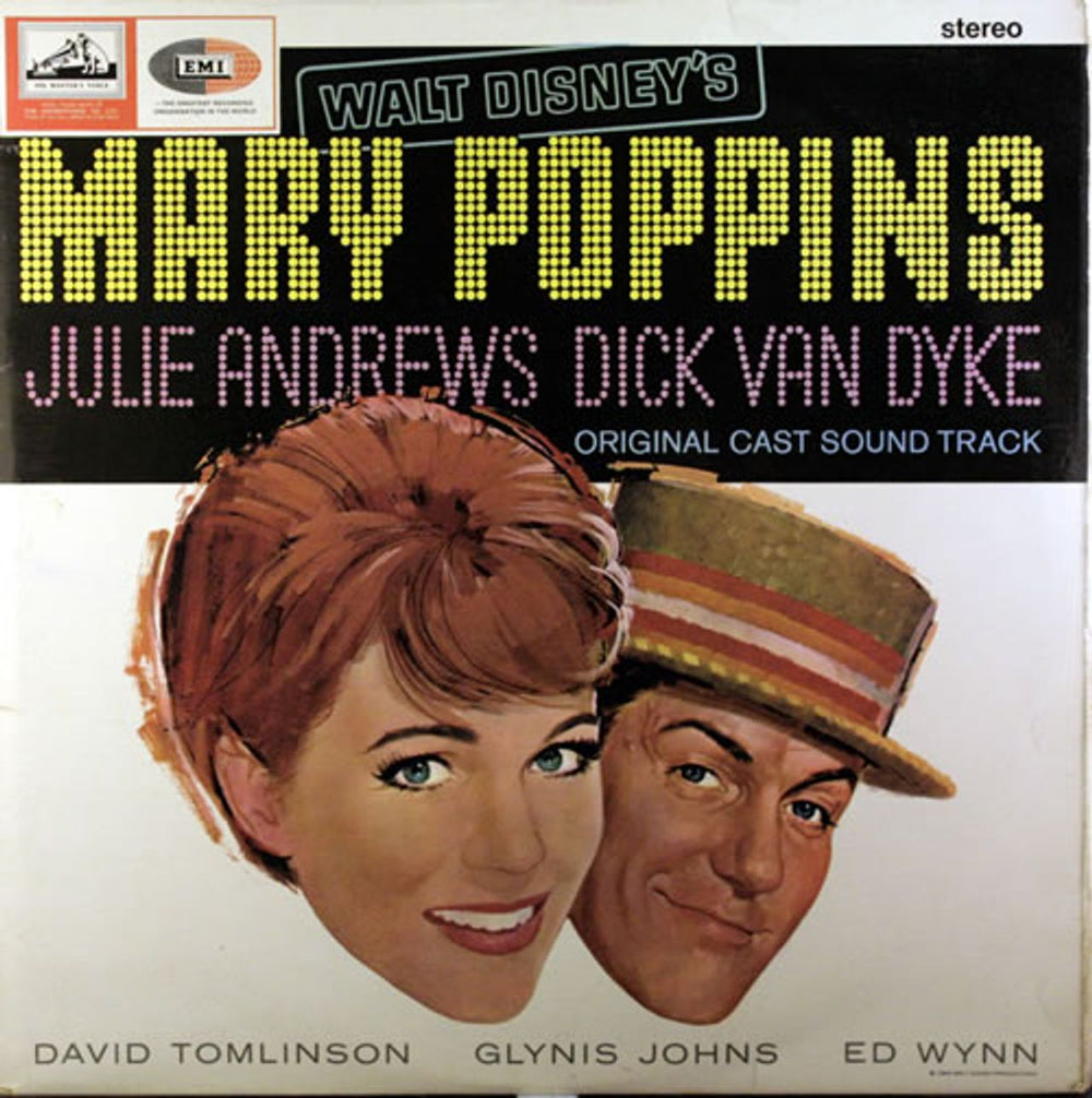 Walt Disney Mary Poppins UK vinyl LP album (LP record) CSD1564