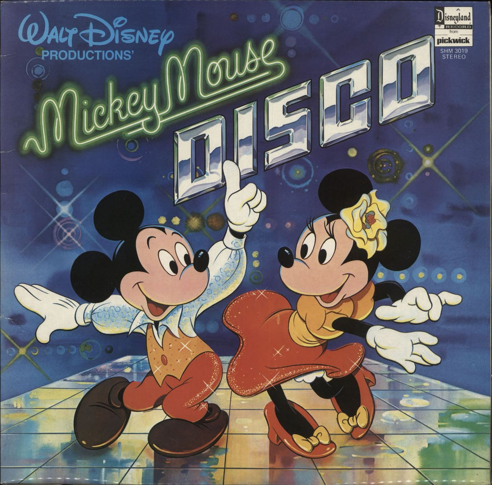 Walt Disney Mickey Mouse Disco UK vinyl LP album (LP record) SHM3019