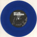 War Charge New World Justice - Blue Vinyl German 7" vinyl single (7 inch record / 45) XDT07NE742460