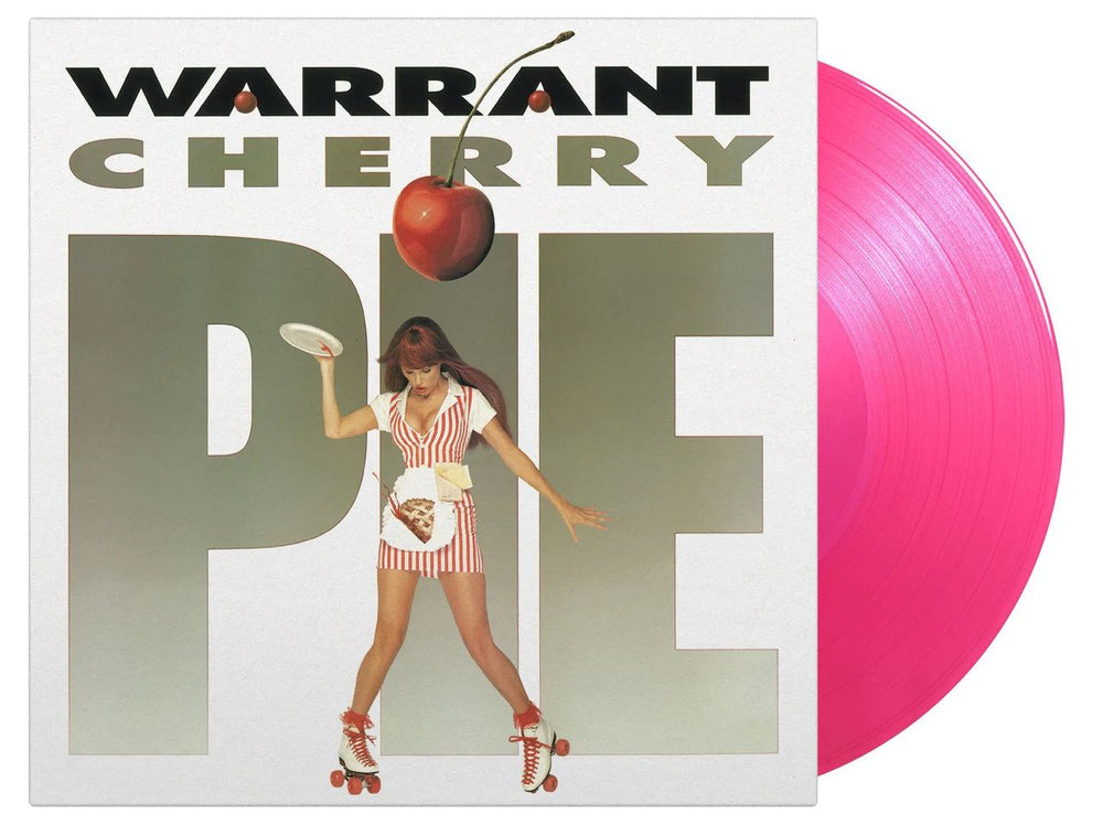 Warrant Cherry Pie - Cherry Coloured Vinyl 180 Gram UK vinyl LP album (LP record) MOVLP3112