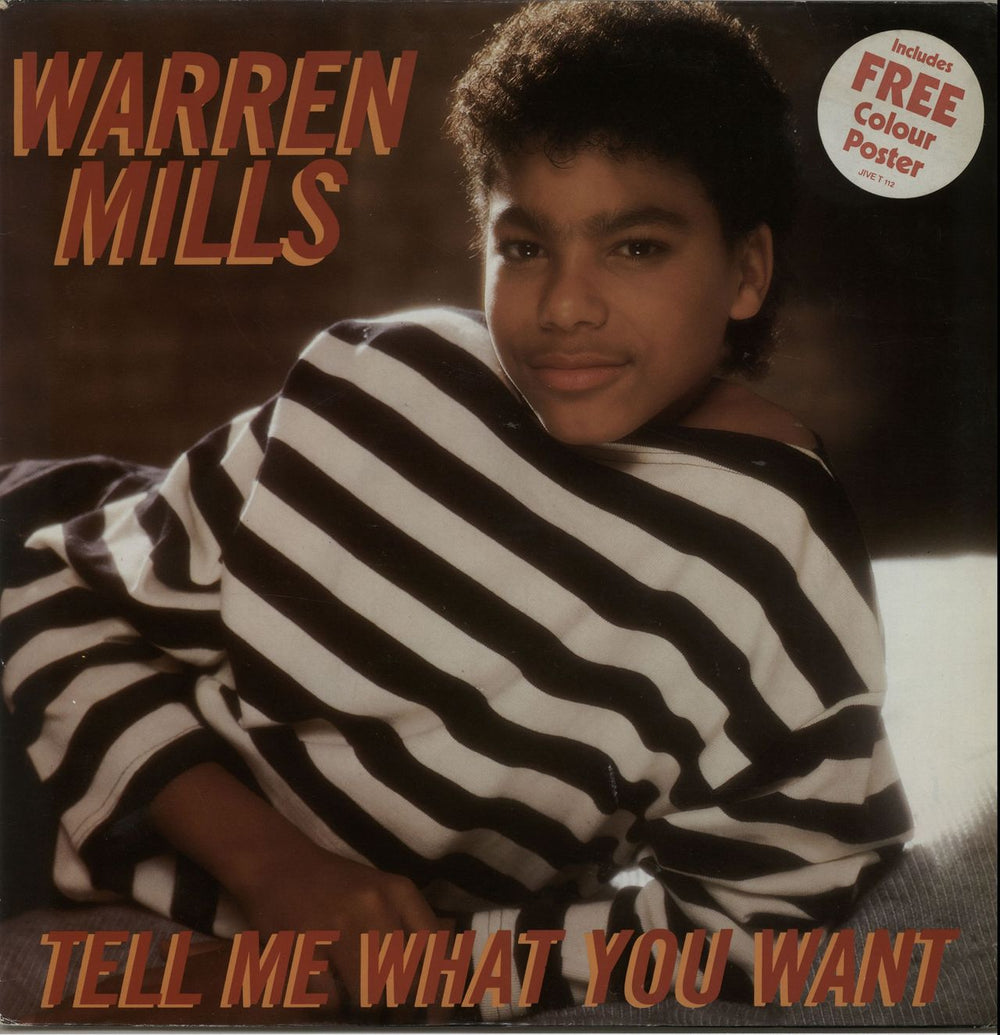 Warren Mills Tell Me What You Want UK 12" vinyl single (12 inch record / Maxi-single) JIVET112