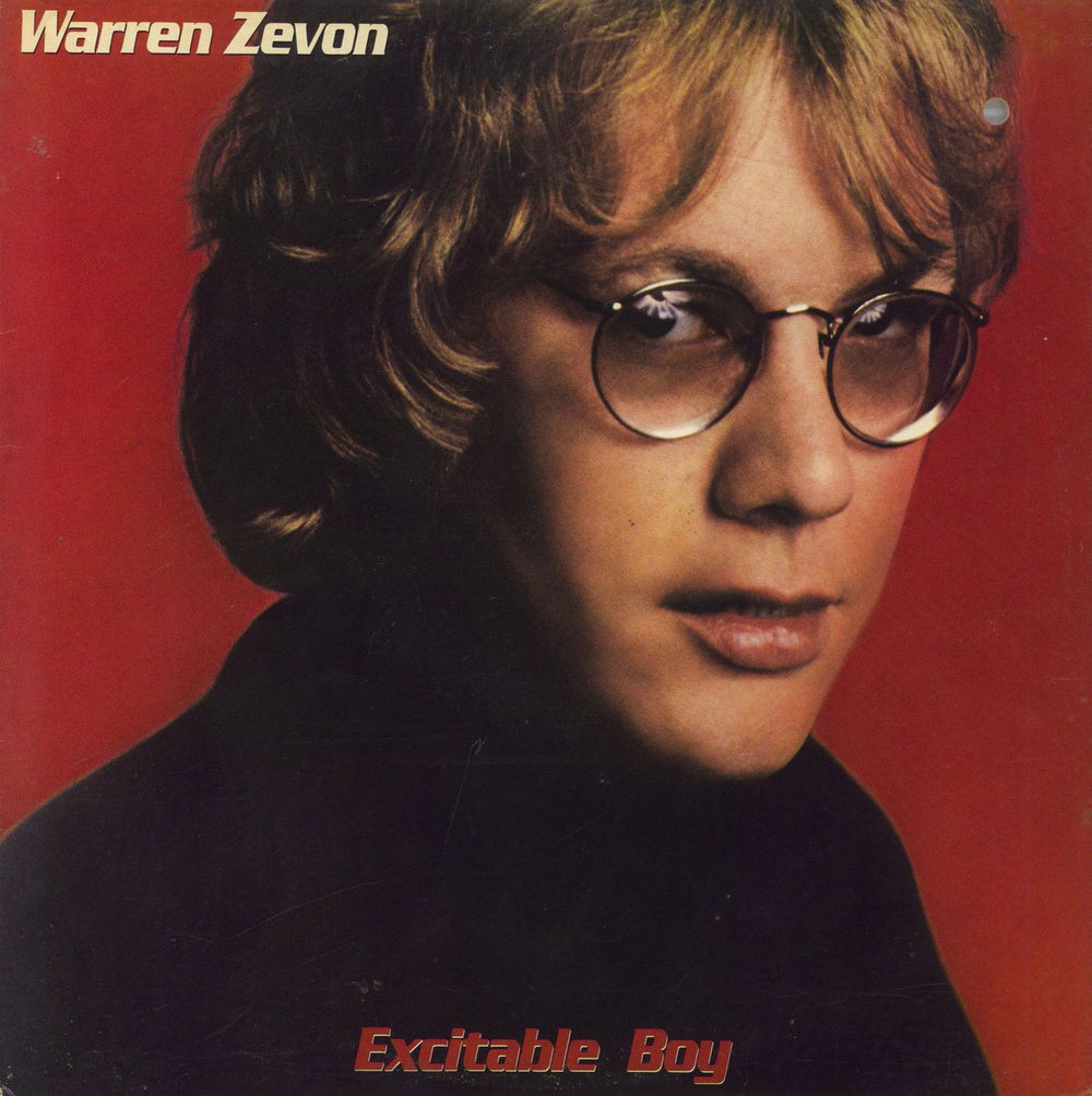 Warren Zevon Excitable Boy Canadian vinyl LP album (LP record) 6E-118