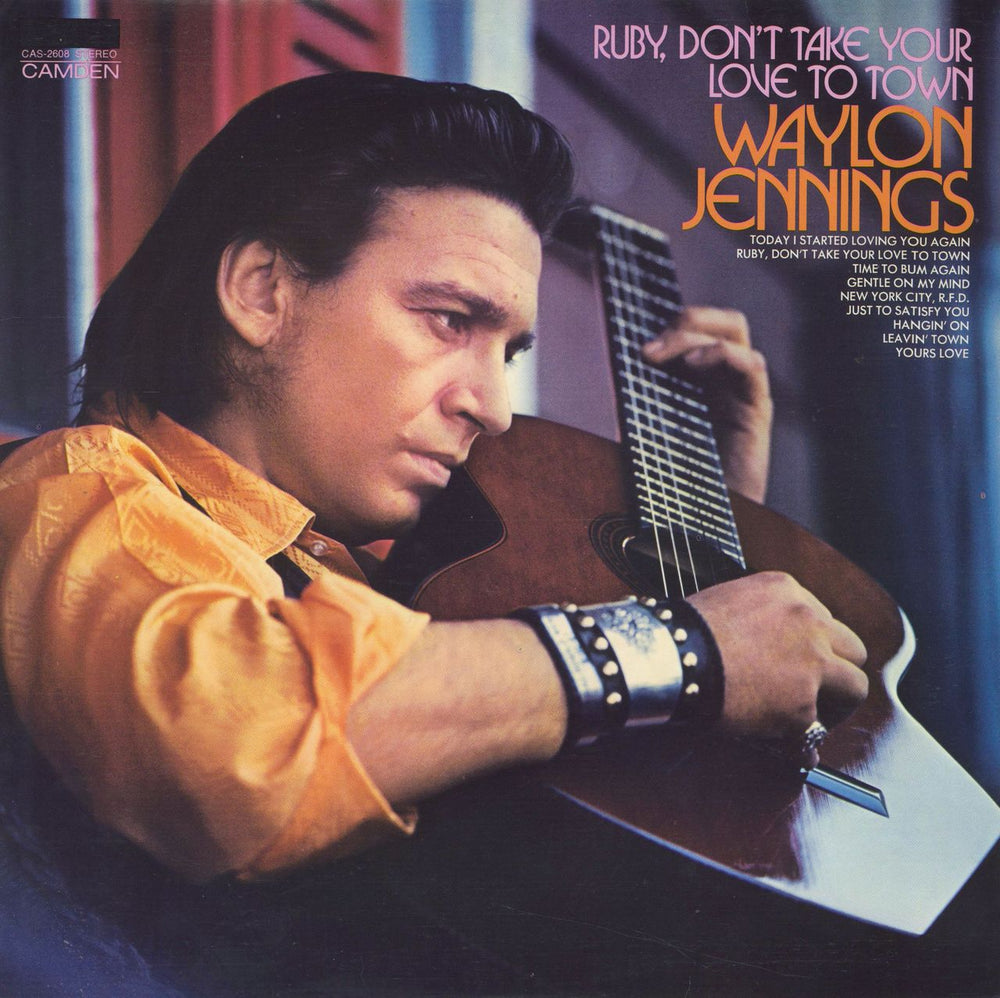 Waylon Jennings Ruby Don't Take Your Love To Town Canadian vinyl LP album (LP record) CAS-2608