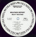 Weather Report Heavy Weather - White label + Promo Stamped US Promo vinyl LP album (LP record) WEALPHE795762