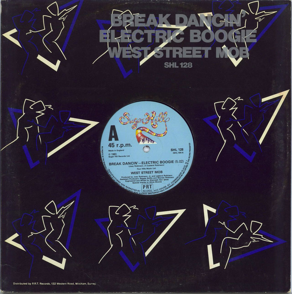 West Street Mob Break Dancin' - Electric Boogie UK 12" vinyl single (12 inch record / Maxi-single) SHL128