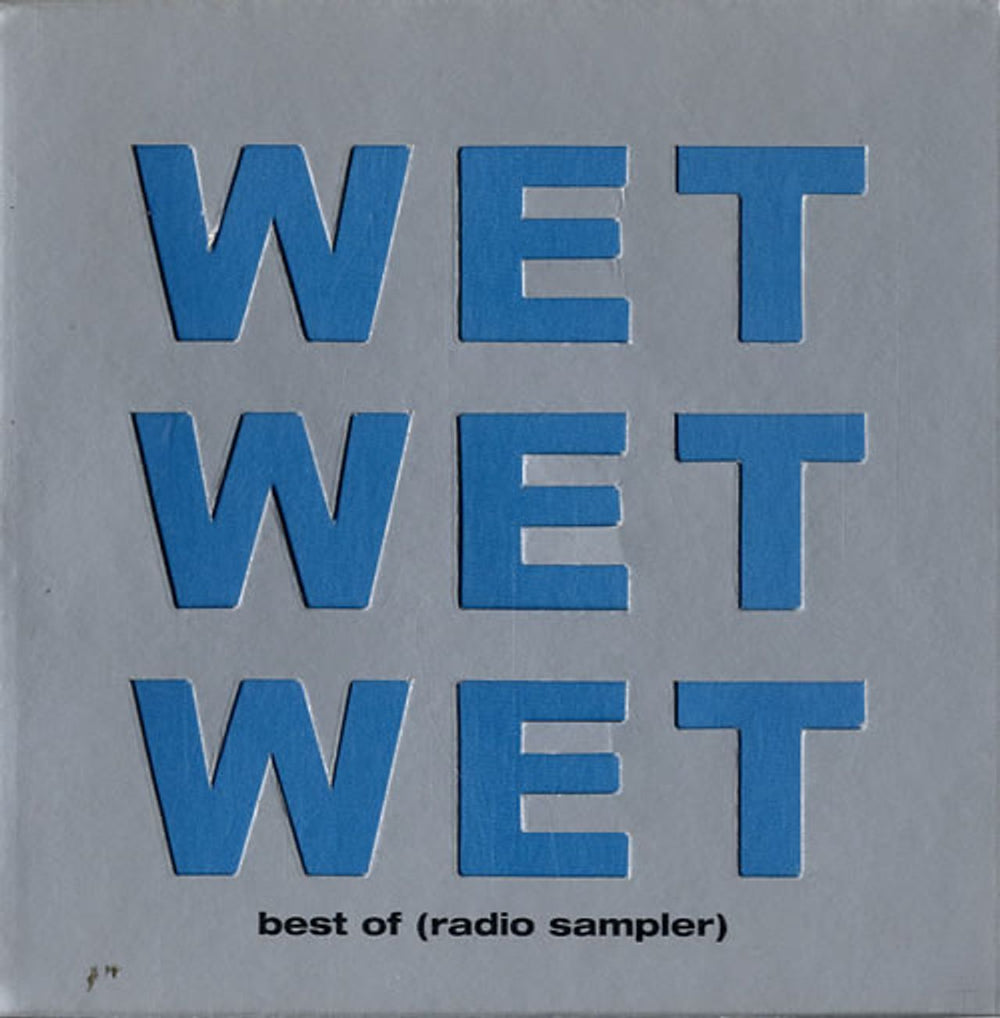 Wet Wet Wet Best Of - Radio Sampler UK Promo CD single (CD5 / 5") WETBESTOFCJ1