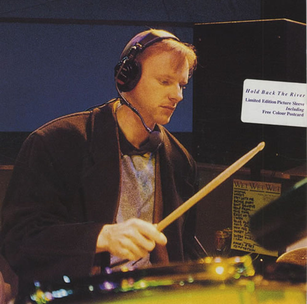 Wet Wet Wet Hold Back The River UK 7" vinyl single (7 inch record / 45) JWLT11