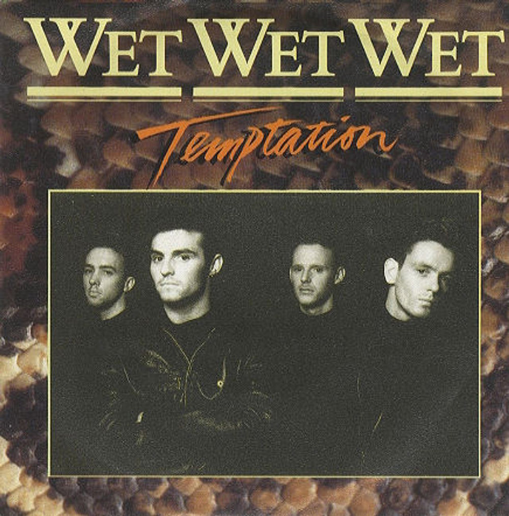 Wet Wet Wet Temptation Dutch 7" vinyl single (7 inch record / 45) 870227-7