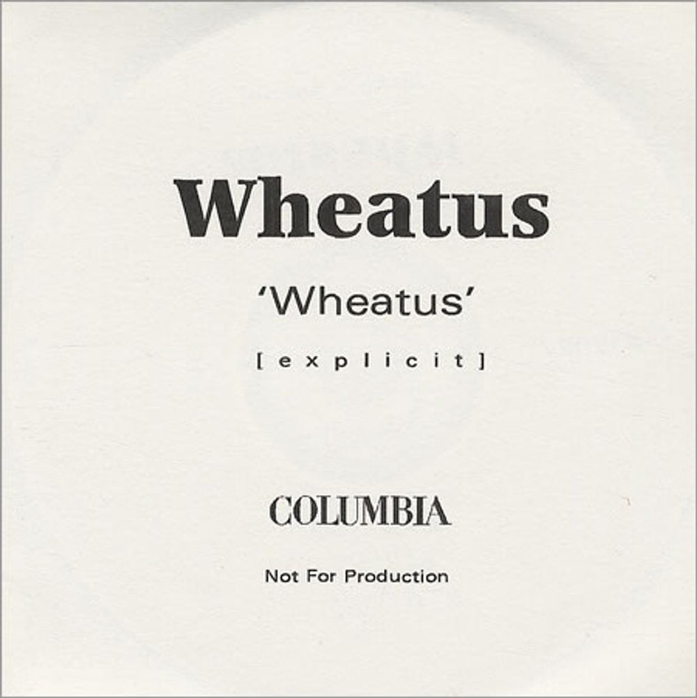 Wheatus Wheatus - Explicit UK Promo CD-R acetate CD ACETATE