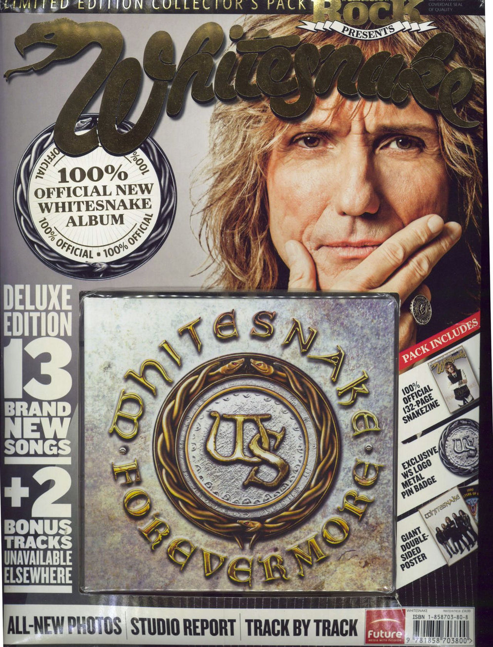 Whitesnake Classic Rock Presents Whitesnake - Forevermore UK Promo magazine 9781858703800