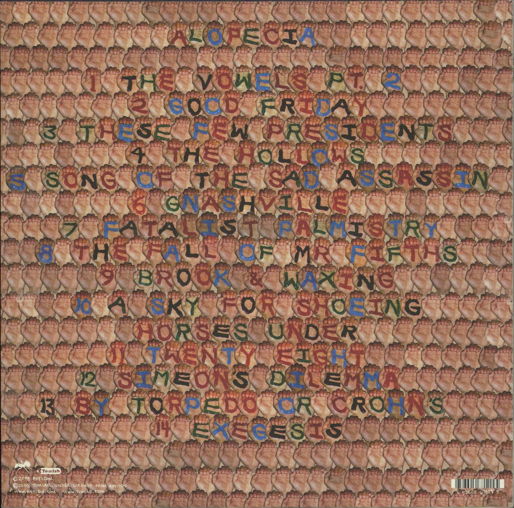 Why? (00s) Alopecia UK vinyl LP album (LP record) 656605671215