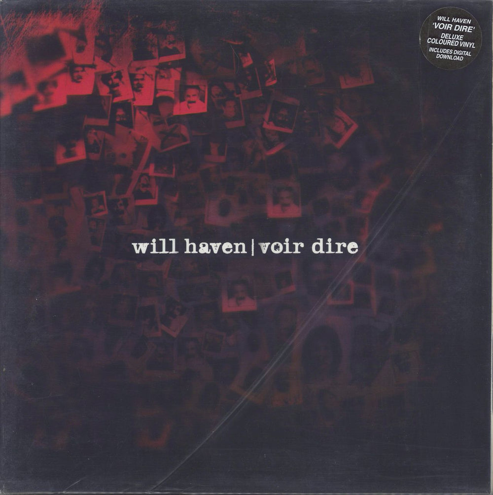 Will Haven Voir Dire - Yellow Glitter Vinyl UK vinyl LP album (LP record) HRR084V