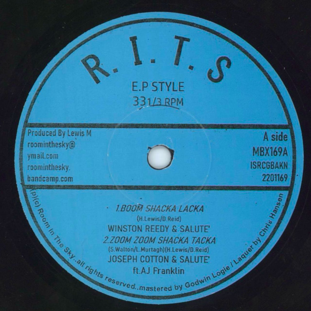 Winston Reedy Boom Shacka Lacka / Zoom Zoom Shacka Tacka UK 7" vinyl single (7 inch record / 45) MBX169