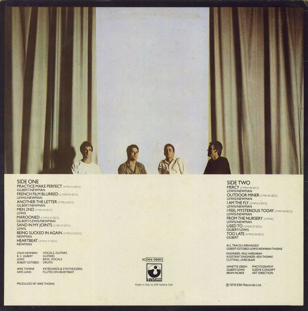 Wire Chairs Missing Italian vinyl LP album (LP record)