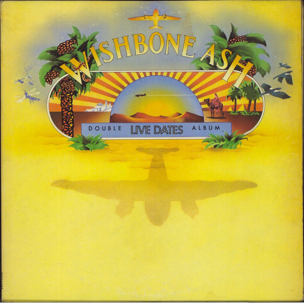 Wishbone Ash Live Dates US 2-LP vinyl record set (Double LP Album) MCA2-8006