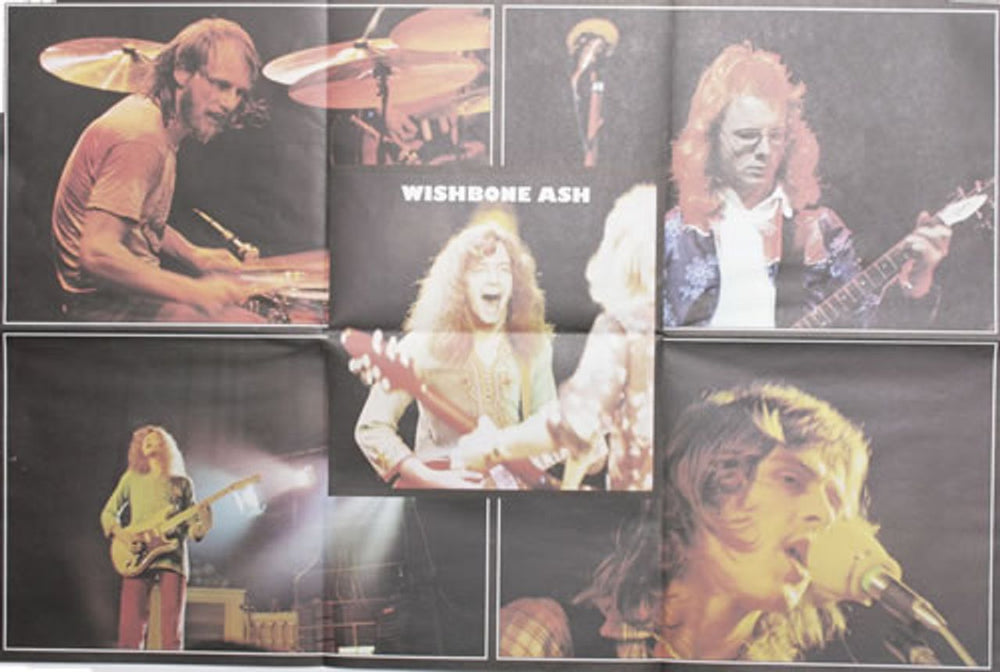 Wishbone Ash Wishbone Four + Poster - EX UK vinyl LP album (LP record) WSHLPWI417799