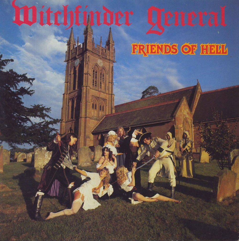 Witchfinder General Friends Of Hell UK vinyl LP album (LP record) HMRLP13