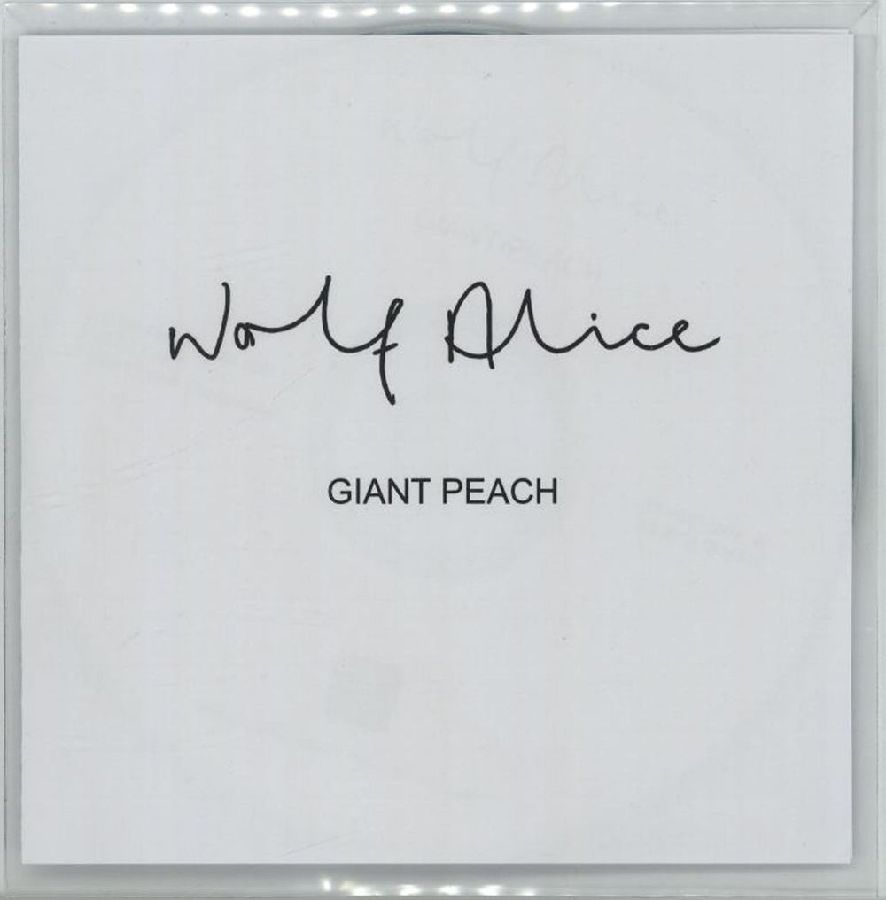 Wolf Alice Giant Peach UK Promo CD-R acetate CD-R