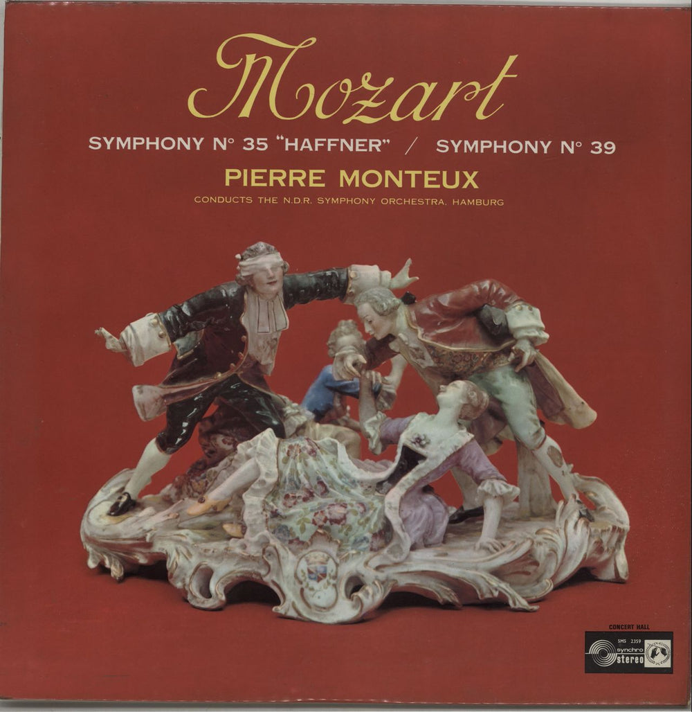 Wolfgang Amadeus Mozart Symphony No. 35 in D Major / Symphony No. 39 in E Flat UK vinyl LP album (LP record) SMSA2359