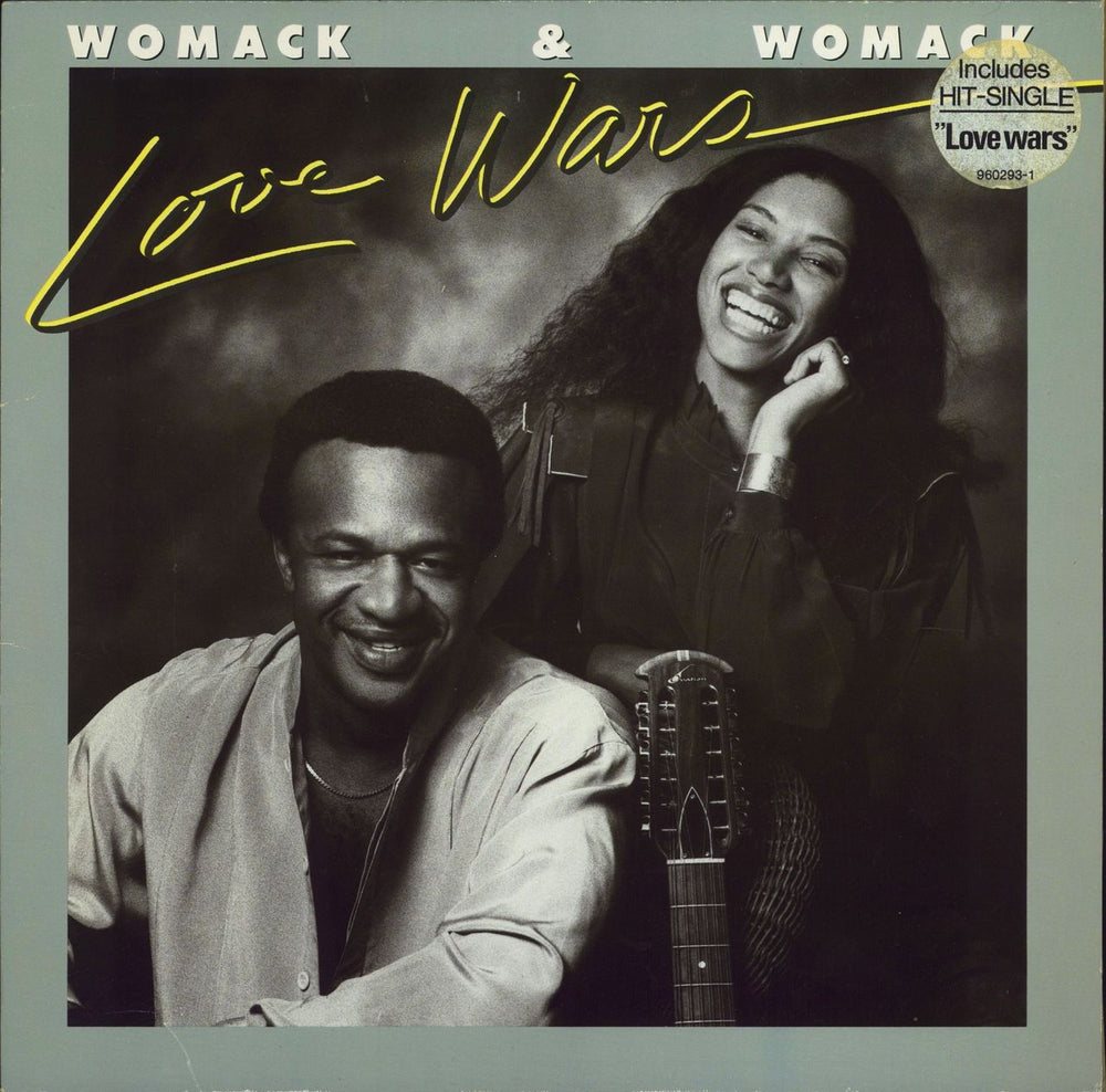 Womack & Womack Love Wars + Hype Sticker German vinyl LP album (LP record) 96-0293-1