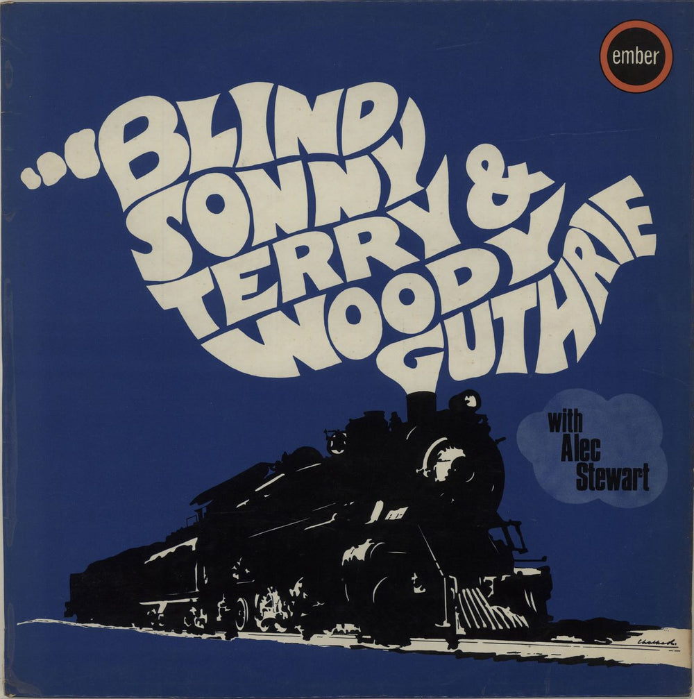 Woody Guthrie Blind Sonny Terry & Woody Guthrie UK vinyl LP album (LP record) CW136