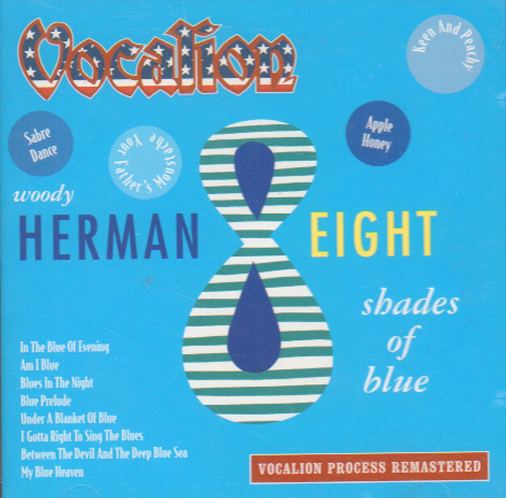 Woody Herman Eight Shades Of Blue UK CD album (CDLP) CDUS3002