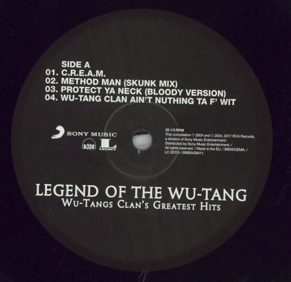 Wu-Tang Clan Enter The Wu-Tang [36 Chambers] - 180gm German 2-LP vinyl record set (Double LP Album) WUT2LEN829045