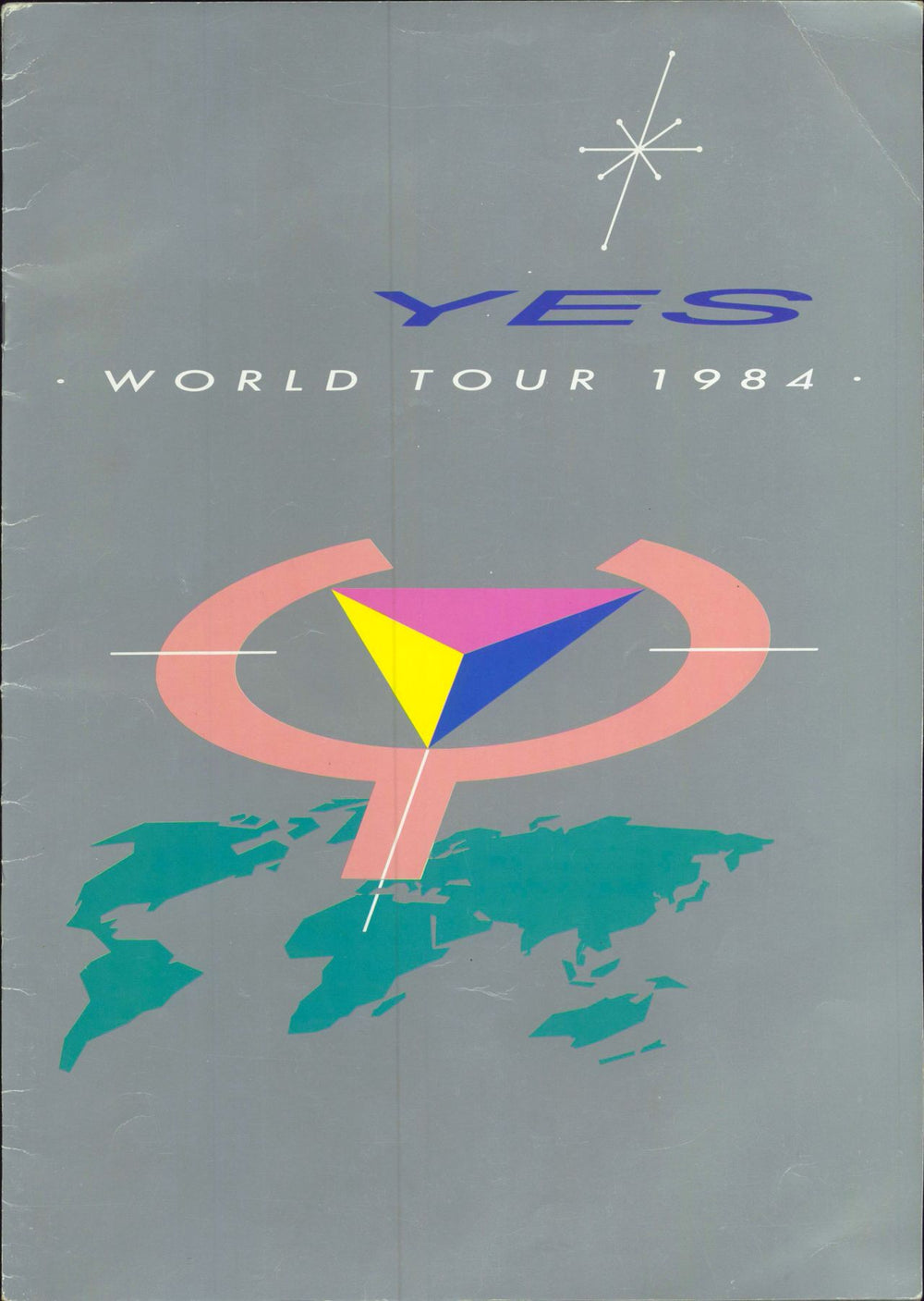 Yes World Tour 1984 UK tour programme TOUR PROGRAMME