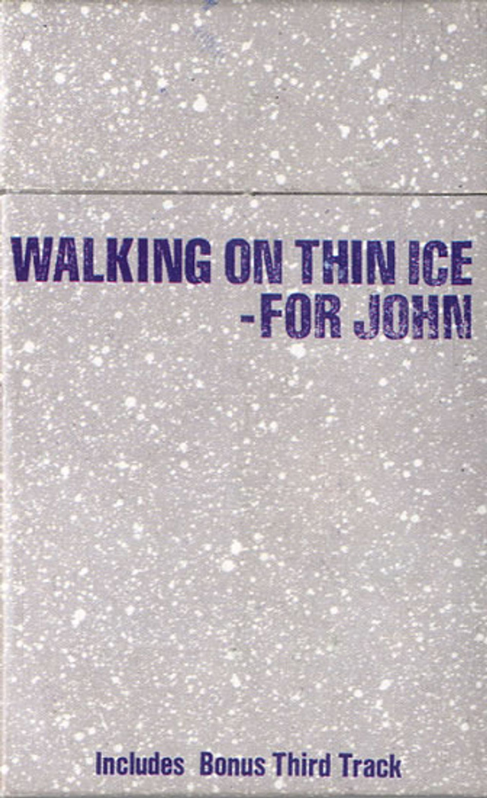 Yoko Ono Walking On Thin Ice UK cassette single K79202M