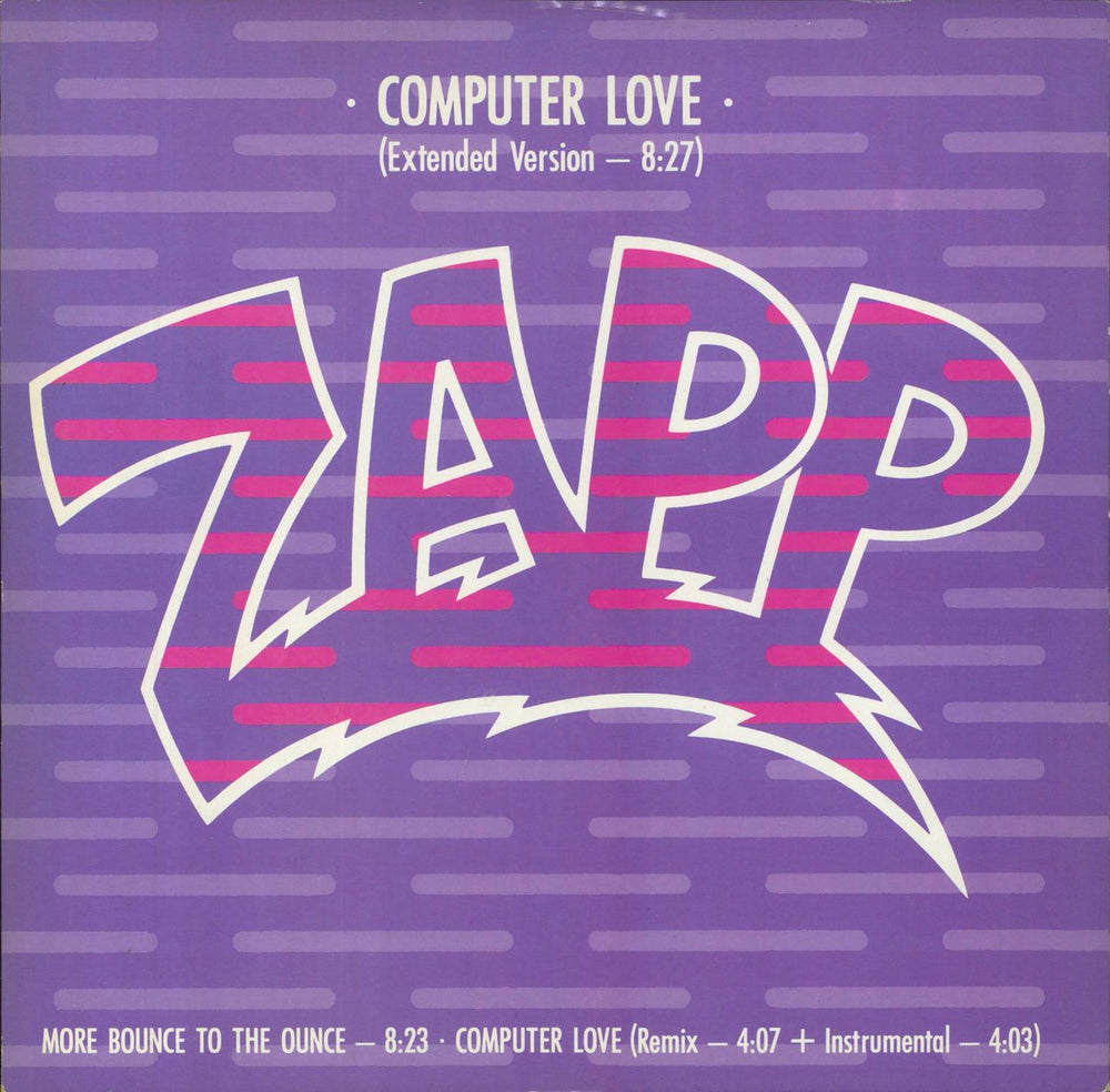 Zapp Computer Love UK 12" vinyl single (12 inch record / Maxi-single) W8805T