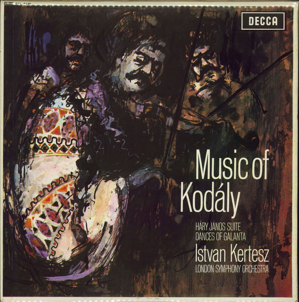 Zoltán Kodály Music Of Kodály UK vinyl LP album (LP record) SXL6136