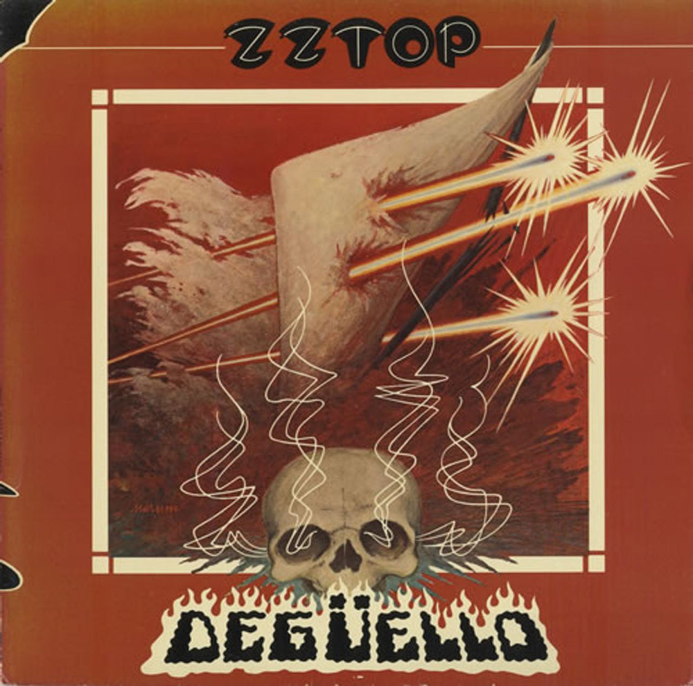 ZZ Top Degüello UK vinyl LP album (LP record) HS3361