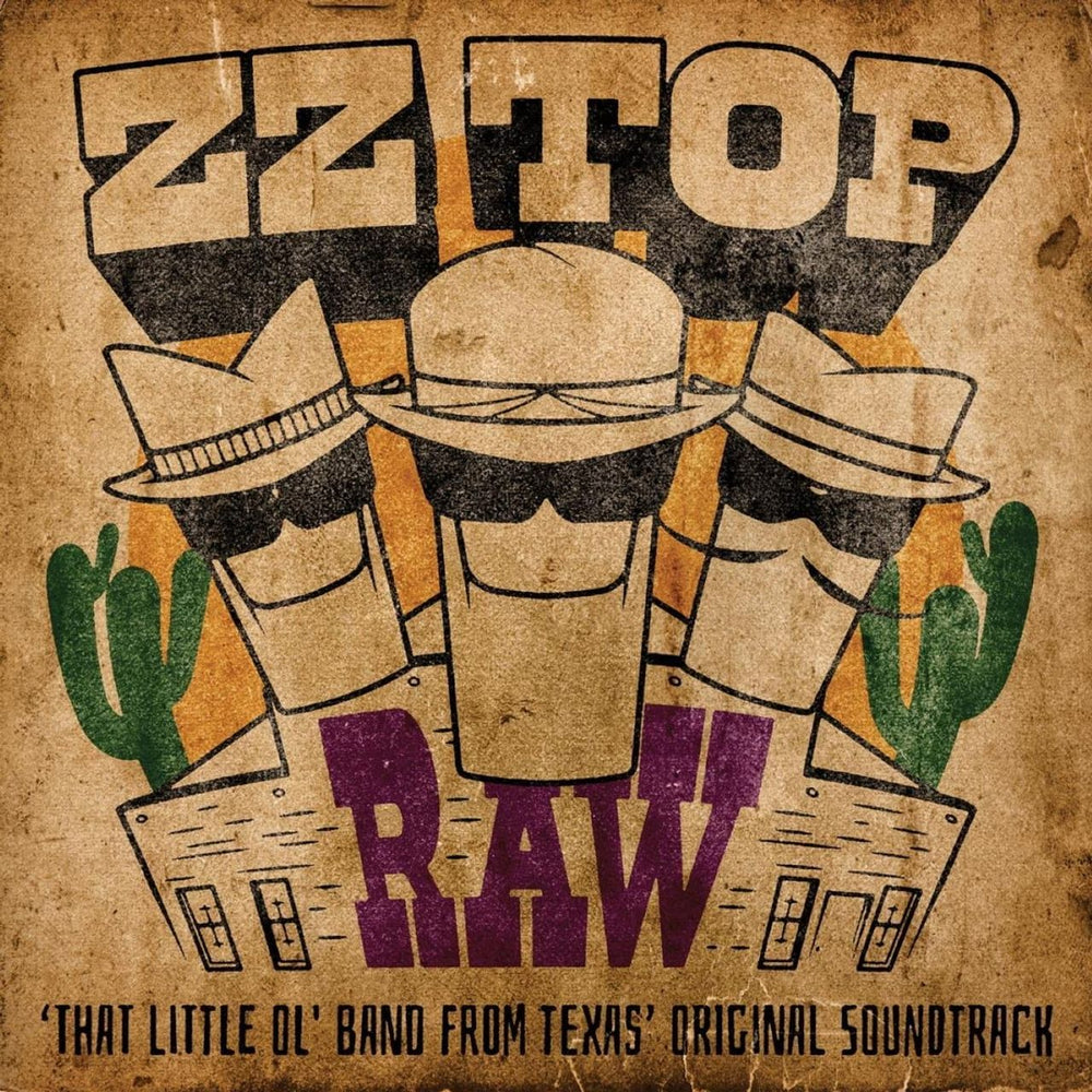 ZZ Top Raw - That Little Ol' Band From Texas - Tangerine Vinyl - Sealed UK vinyl LP album (LP record) ZZTLPRA795210