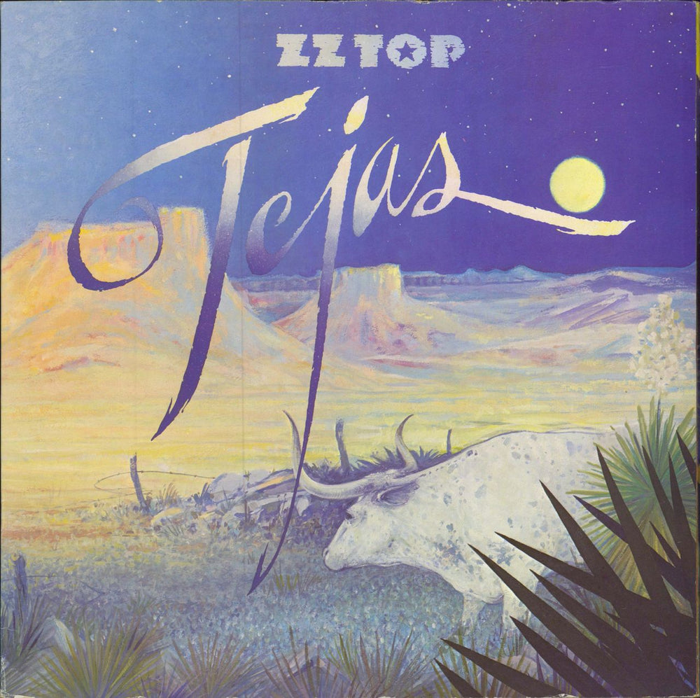 ZZ Top Tejas - Autographed - ticket stubs German vinyl LP album (LP record) WB56605